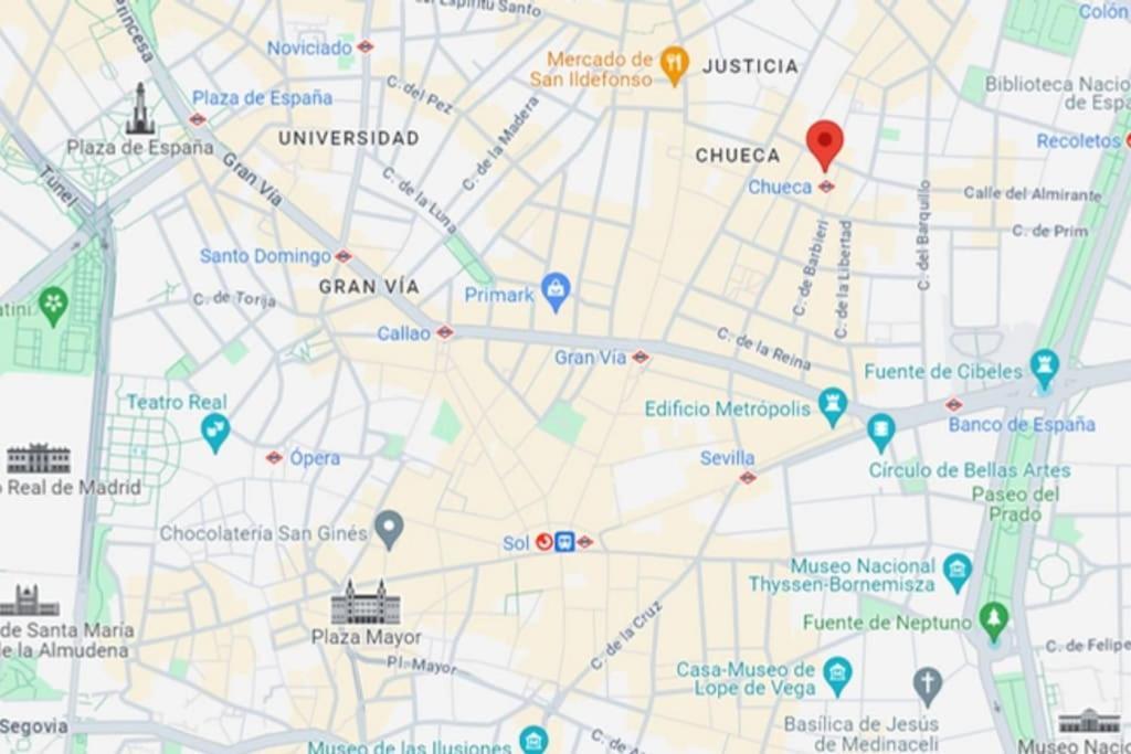 Super Cool Apt Para 4Pax En Plaza De Chueca マドリード エクステリア 写真